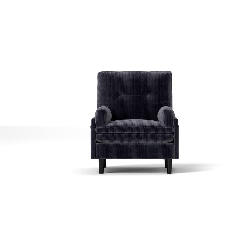 Corduroy Convertible Sofa, Ergonomic Lounge Chair and Bed
