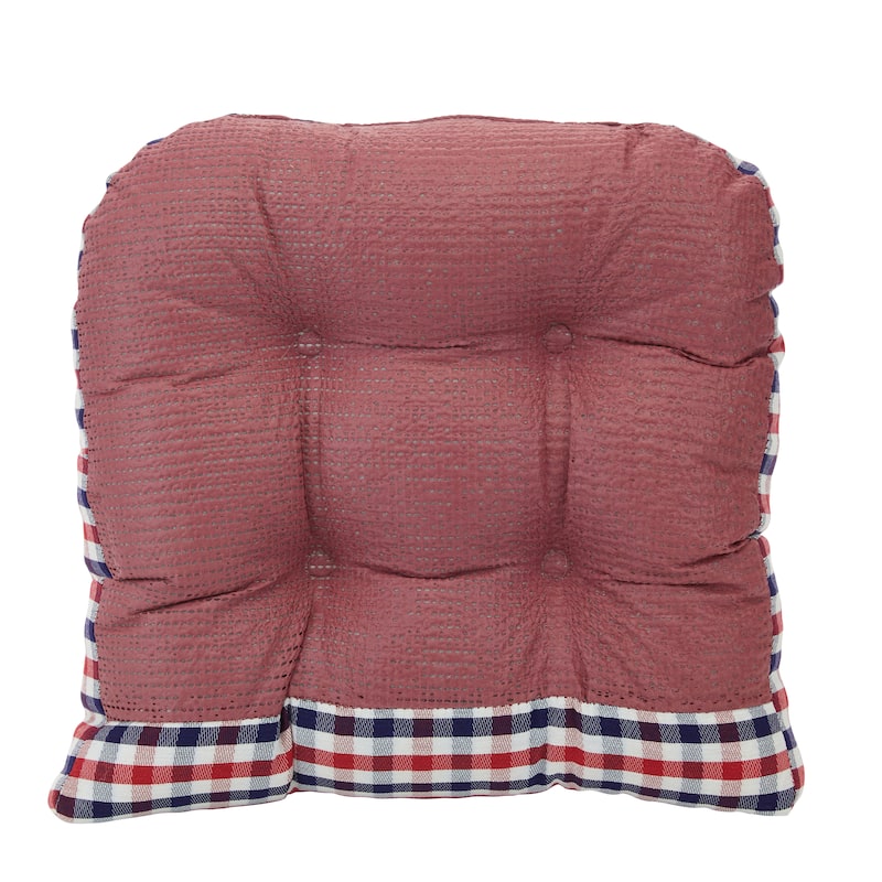 Klear Vu Gripper Overstuffed Universal Non-Slip Dining Chair Cushions