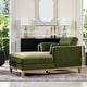 preview thumbnail 9 of 10, Knox 65" Modern Farmhouse Performance Velvet Chaise Lounge Chair