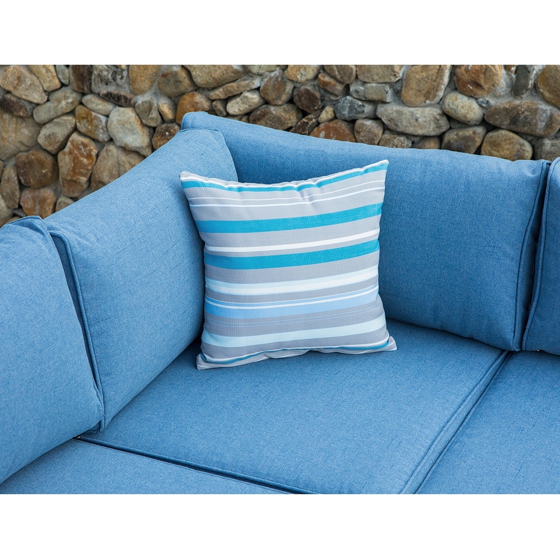 cosiest outdoor brown sofa