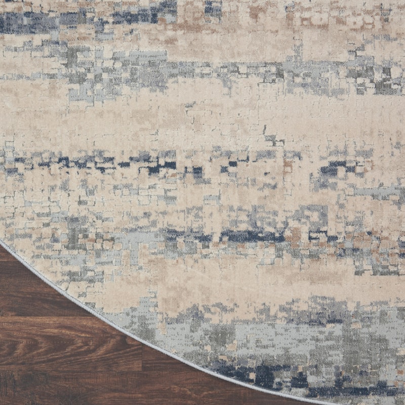Rustic Textures Modern Country Abstract Area Rug