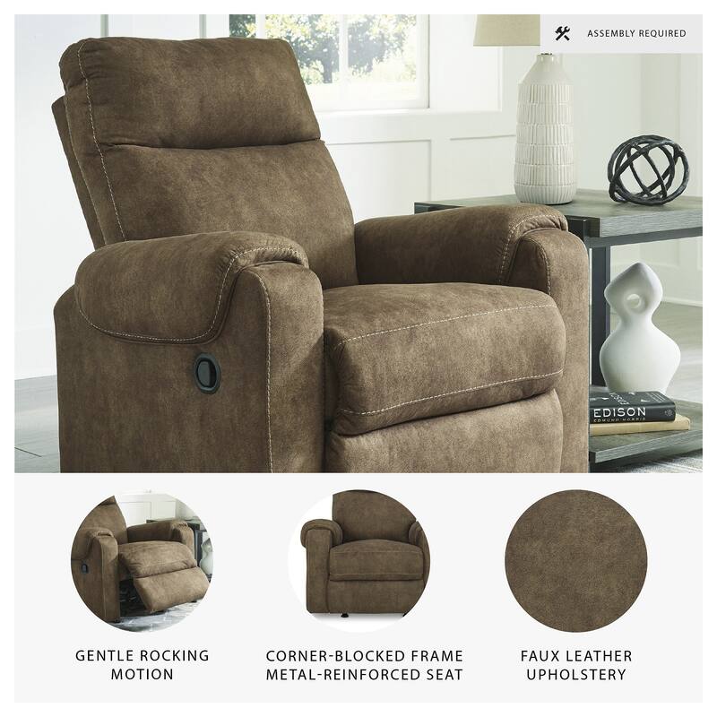 Signature Design by Ashley Edenwold Brown Recliner