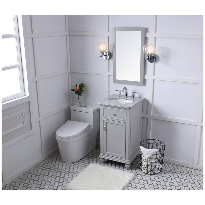 Elegant Lighting VF12319 Otto 19" Free Standing Single Basin Vanity
