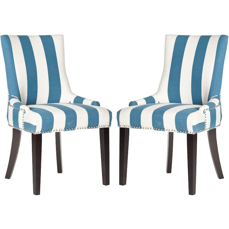 SAFAVIEH Lester Dining Chair (Set of 2) - 24"W x 25"D x 39"H