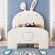 preview thumbnail 3 of 42, Rabbit Ears Shaped Children Platform Bed Frame with 3 Drawers
