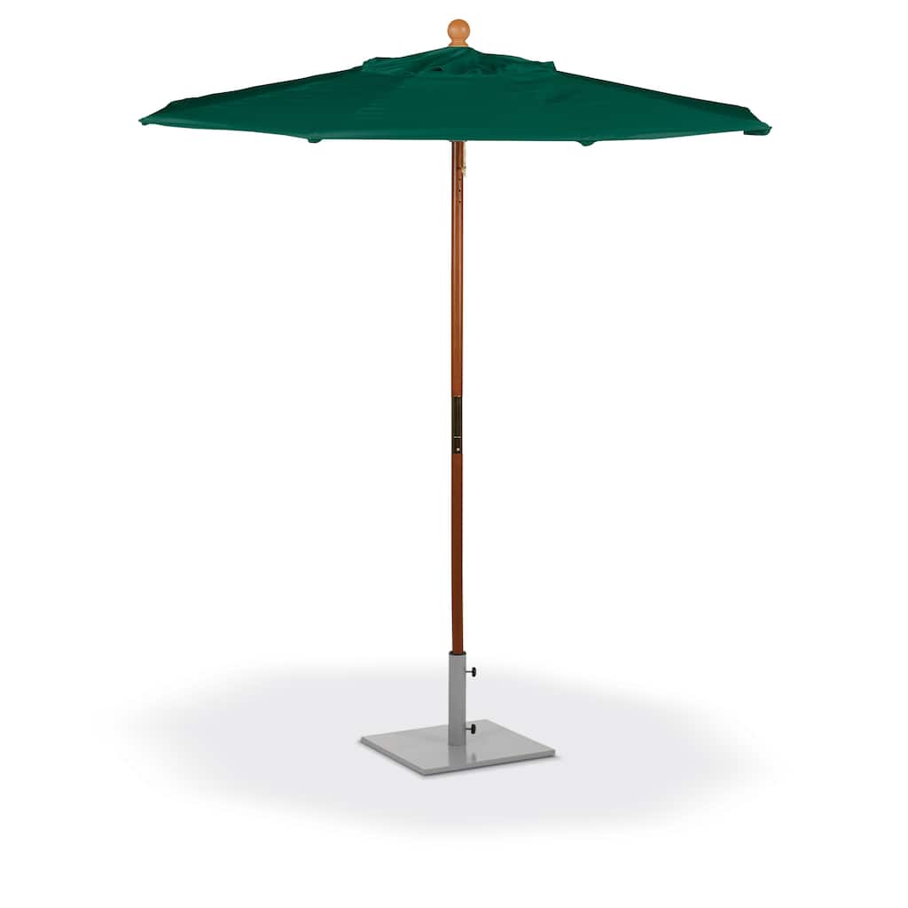 Oxford Garden Octagon 6 foot Sunbrella Market Umbrella, Wood