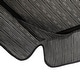 preview thumbnail 24 of 23, Outsunny Outdoor Patio Porch Swing Bench with Included Adjustable Shade Awning & Comfort Padded Seating for Three People