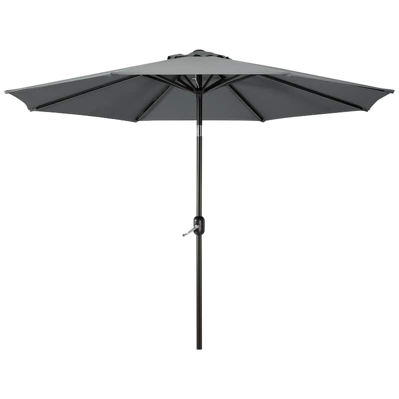 Holme 9-foot Steel Market Patio Umbrella with Tilt-and-Crank