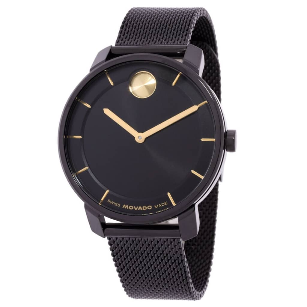 Movado Women's Evolution Black Dial Watch - 3600923 - One Size