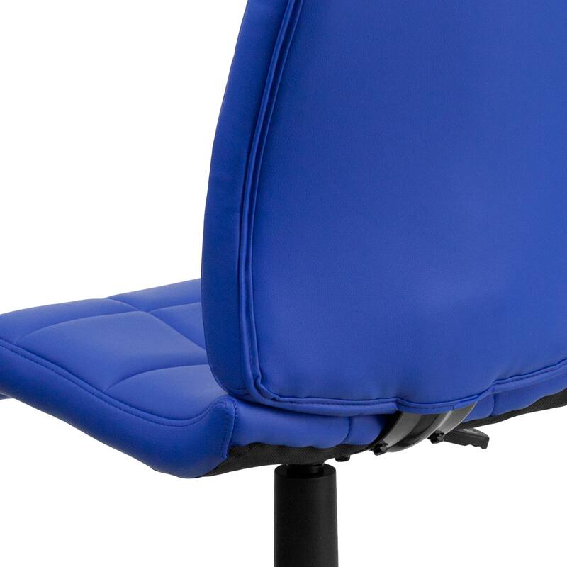 Mid-Back Quilted Vinyl Swivel Task Office Chair