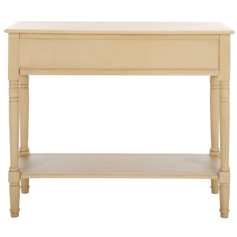 SAFAVIEH Camilla Grey 2-Drawer Console Table - 35.8" x 13.8" x 29.5" - 36"W x 14"D x 30"H