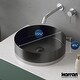 preview thumbnail 10 of 13, Karran Cinox Stainless Steel Round Vessel Sink