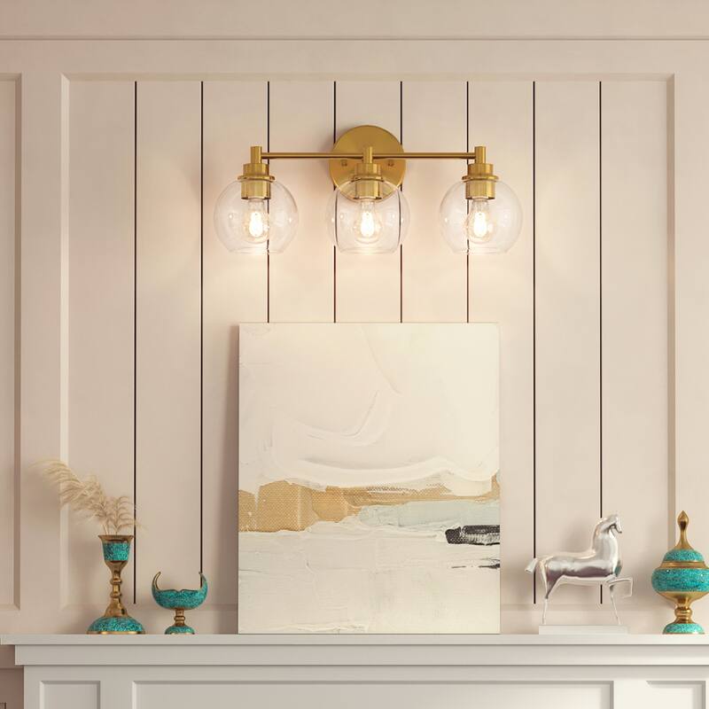 Dimmable Bathroom Vanity Light Globe Glass Shades