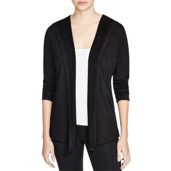 tahari hooded cardigan