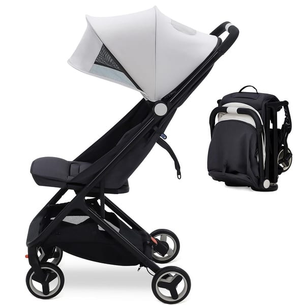 Compact One-Hand Fold Travel Stroller for Airplane Friendly - Bed Bath &  Beyond - 41093060