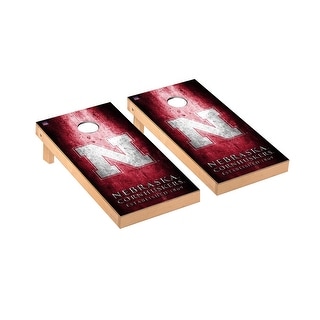 Nebraska Cornhuskers Museum Cornhole Board Set
