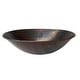 preview thumbnail 2 of 1, 17" Handcrafted Oval Copper Vessel Bathroom Sink by SimplyCopper