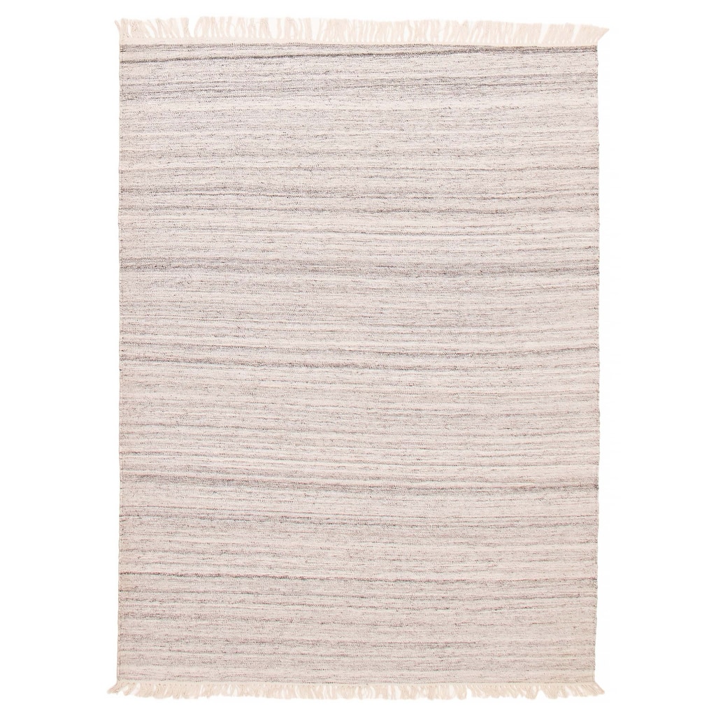 Boho Grey Kilim 5'4" x 7'7" - 5'4 x 7'7