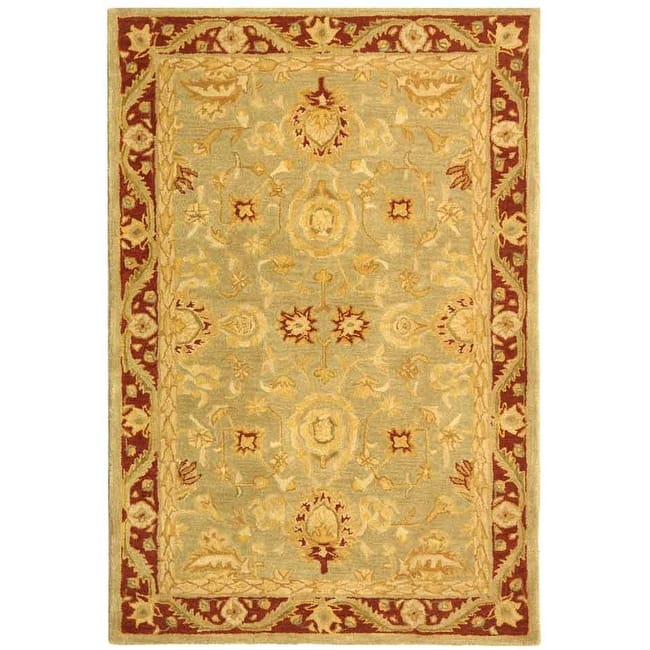 SAFAVIEH Handmade Anatolia Bibi Traditional Oriental Hand-spun Wool Rug