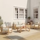 preview thumbnail 43 of 122, Spruce & Spring Outdoor Patio Furniture Set Aluminum Sofa Accent Chair