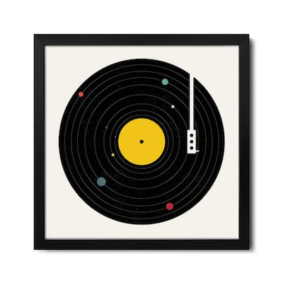 Music Everywhere Premium Framed Poster by Florent Bodart