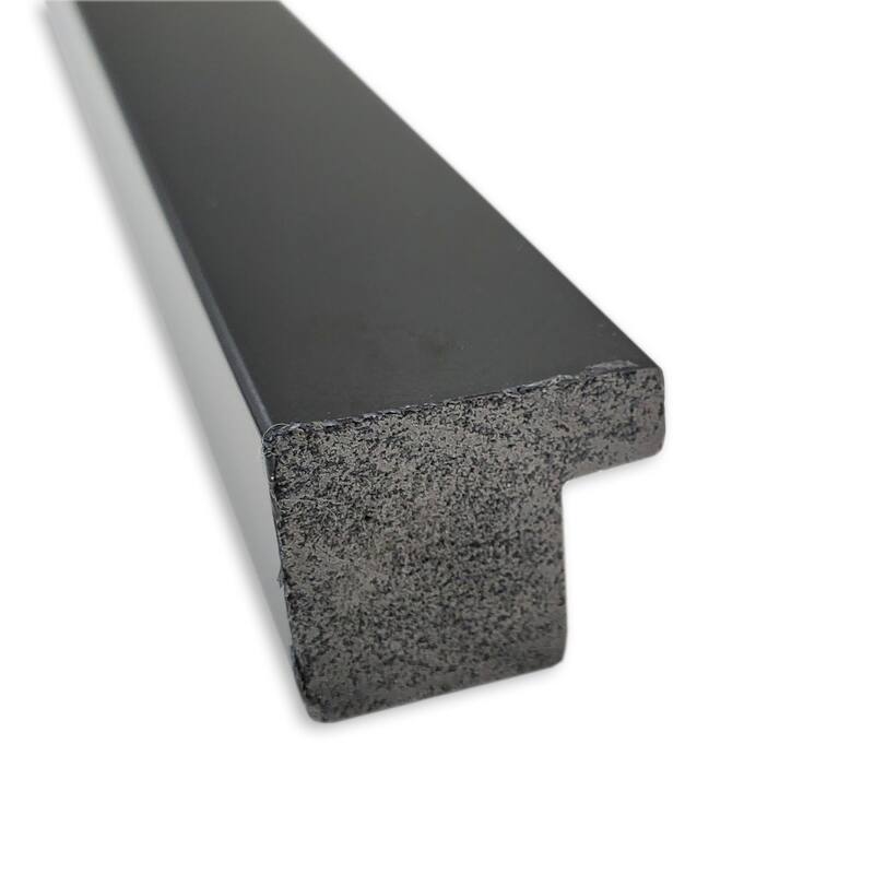 Jet Black Framed Grey Corkboard Bulletin Board