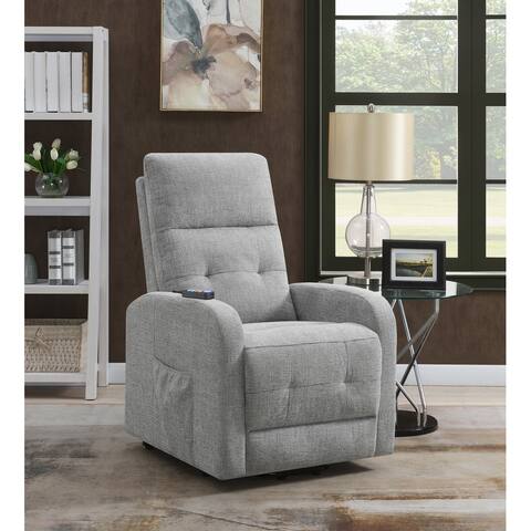 Coaster Furniture Howie Tufted Upholstered Power Lift Recliner