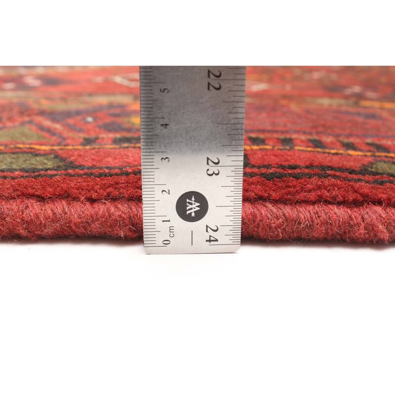 ECARPETGALLERY Hand-knotted Andelz Dark Red Wool Rug - 4'4 x 6'9