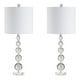 preview thumbnail 4 of 15, JONATHAN Y Harper 28.5" Crystal LED Table Lamp, Clear/Chrome (Set of 2)
