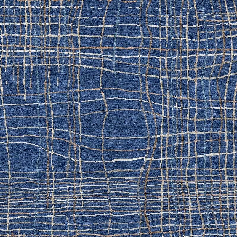 HomeRoots Striped Transitional Rectangle Outdoor Rug
