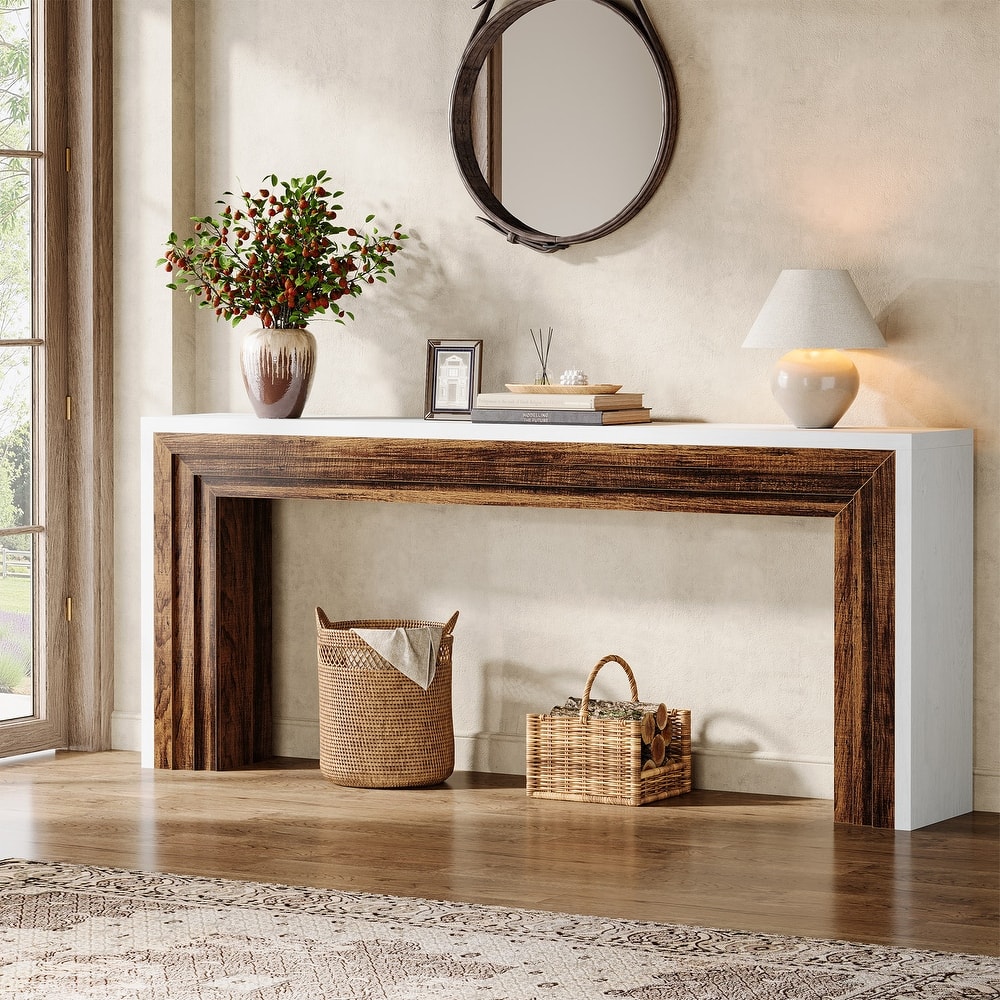 70.9 Inches Long Farmhouse Console Table for Entryway Hallway