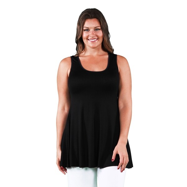 black tank top dress plus size