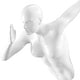 preview thumbnail 13 of 39, Finesse Decor 13" Runners Resin Wall Sculpture