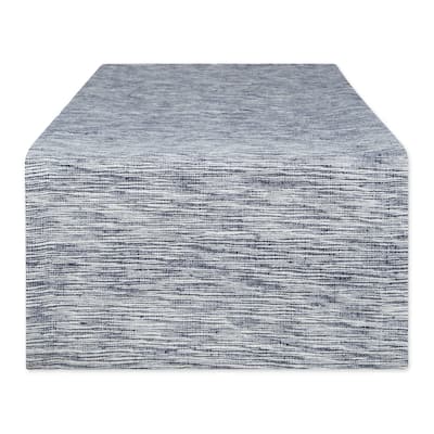 Tonal Recycled Cotton Slubby Rib Table Runner