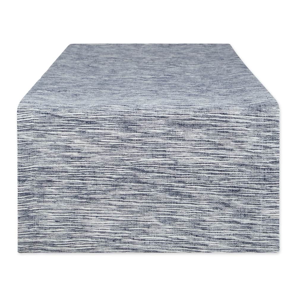Tonal Recycled Cotton Slubby Rib Table Runner