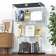 preview thumbnail 46 of 165, Glass Display Cabinet with Doors & Locks, Acrylic Shelves, Floor Standing Storage Showcase for Home or Office