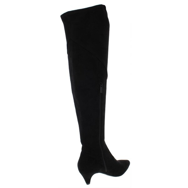 over the knee embroidered boots