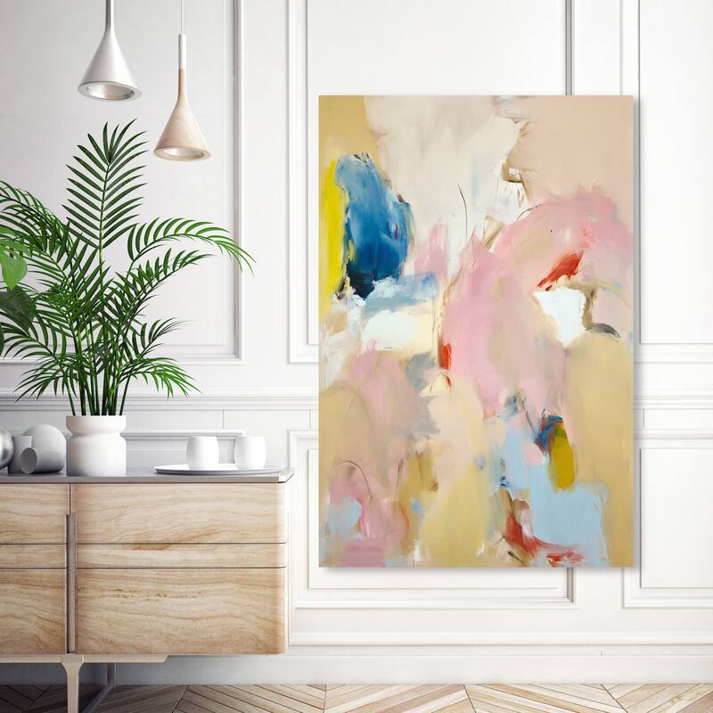 Wynwood Studio Abstract Tasty Brown and Tan Modern & Contemporary Wall Art Canvas Print - 54 x 36