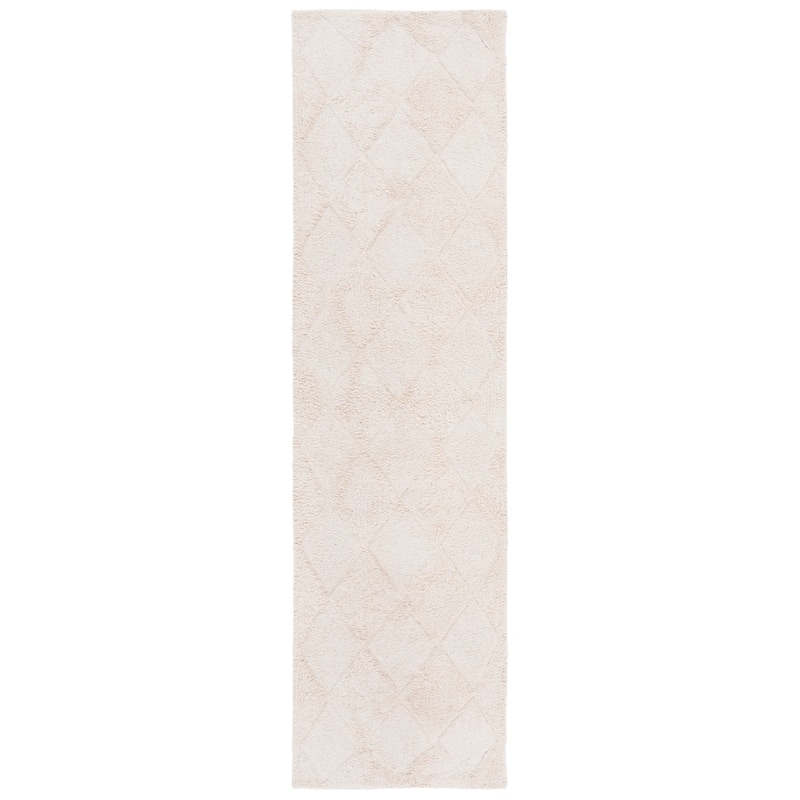 SAFAVIEH Handmade Easy Evelijne Care Machine Washable Rug - 2'3" x 9' Runner - Ivory