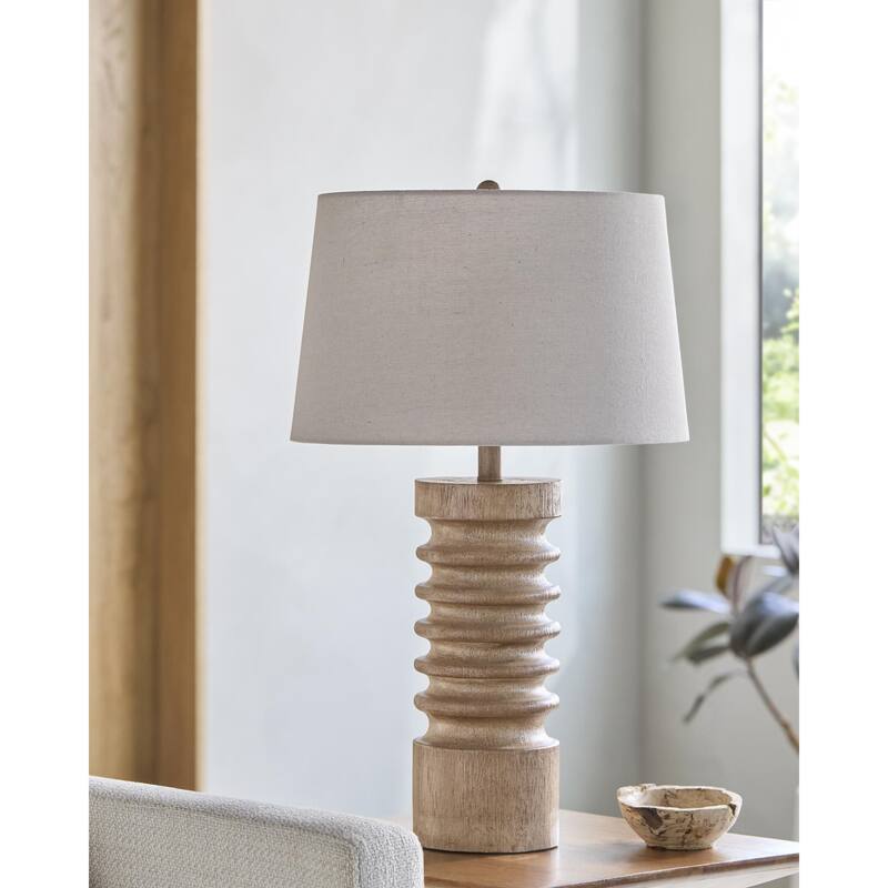 Livabliss Nossa Traditional Accent Table Lamp - 27"H x 16"W x 16"D - Brown