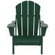 preview thumbnail 99 of 129, POLYTRENDS Laguna All Weather Poly Outdoor Adirondack Chair - Foldable (Set of 2)