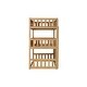 preview thumbnail 14 of 48, Twin Size Wooden Triple Bunk Bed with Ladders and Guardrails, Twin Over Twin Over Twin Detachable Bunk Bedframe for Kids