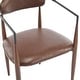 preview thumbnail 62 of 107, Modern Industrial Elmore Upholstered Dining Chairs (Set of 2) with Iron Frame by Christopher Knight Home
