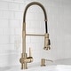 preview thumbnail 100 of 139, Kraus Britt Commercial 3-Function 1-Handle Pulldown Kitchen Faucet