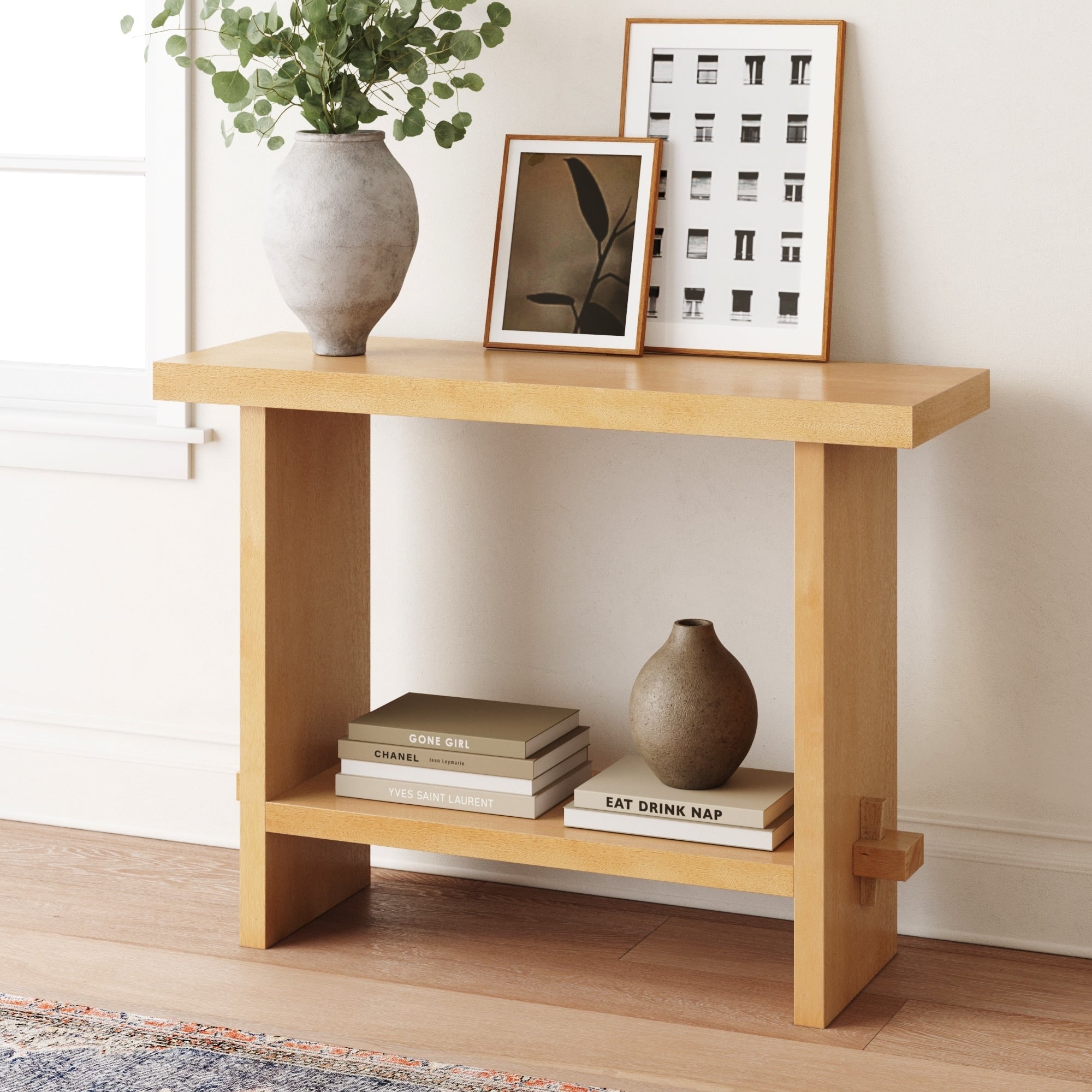 Wire sales console table
