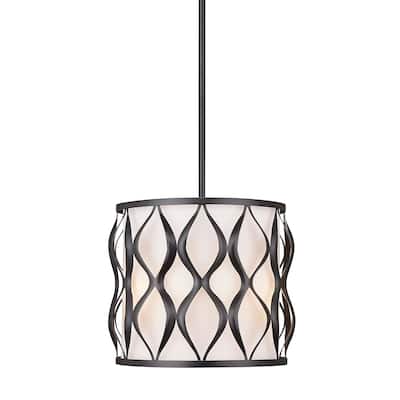 Z-Lite 1948P12 Harden 3 Light 12" Wide Pendant