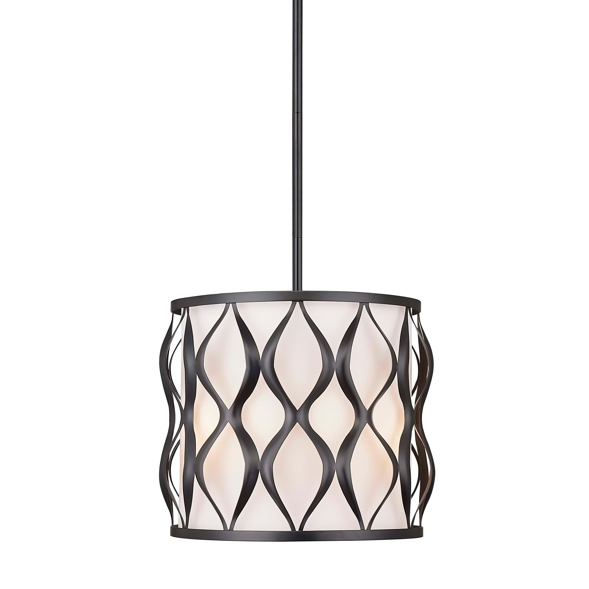 Z-Lite 1948P12 Harden 3 Light 12" Wide Pendant