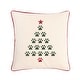 preview thumbnail 1 of 2, Christmas Tree Paws Decorative Accent Throw Pillow