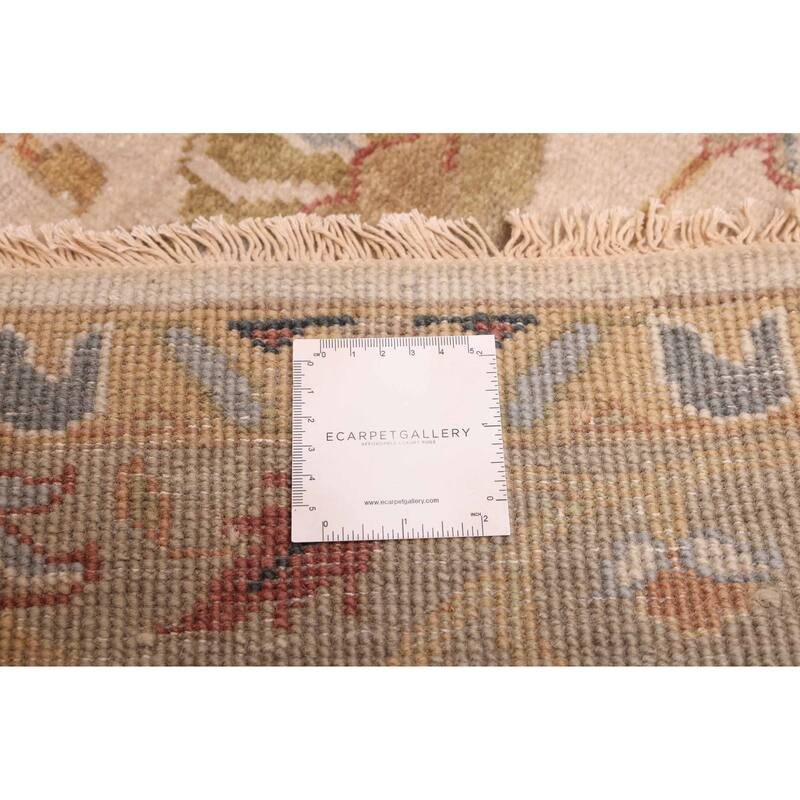 ECARPETGALLERY Hand-knotted Jules Serapi Ivory Wool Rug - 8'1 x 9'11