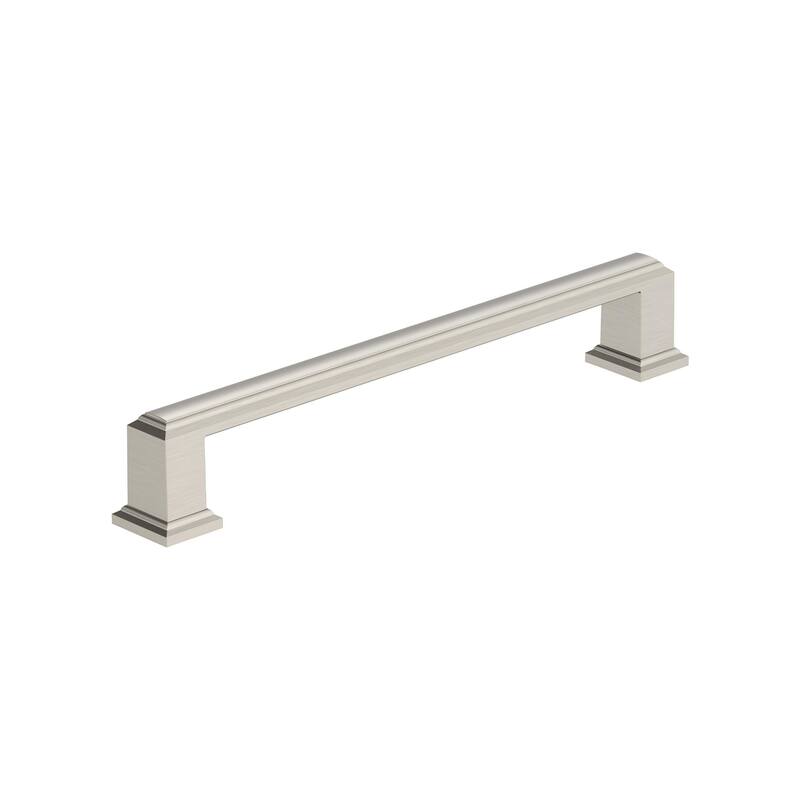 Amerock Appoint Cabinet Door Pull - 6-5/16 in Center to Center - Satin Nickel
